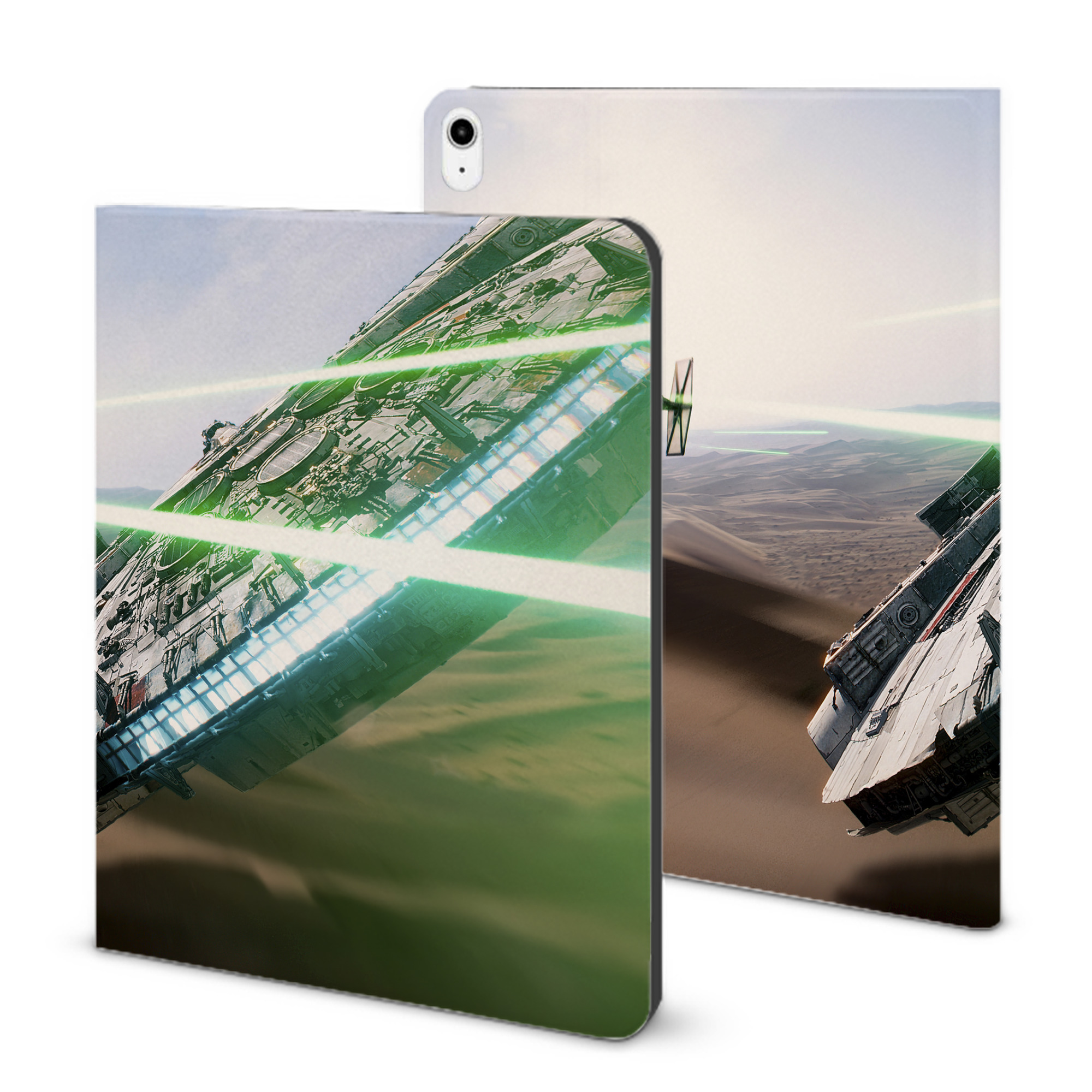 （画像用） スター・ウォーズ Star Wars IPadケース ペンホルダー付き ブックスタイルデザイン